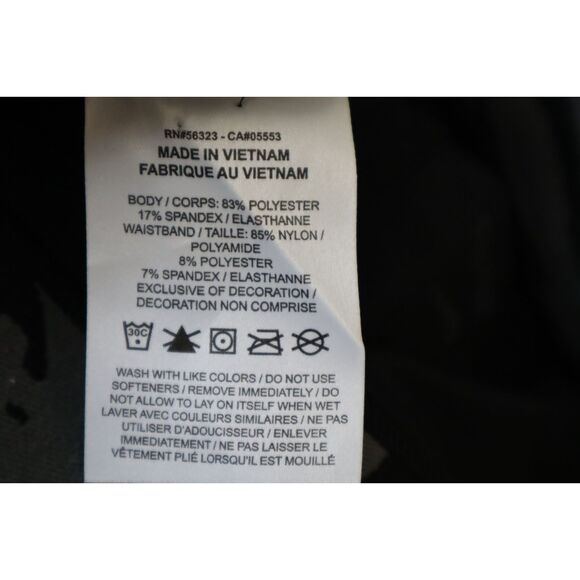 Nike Pro FV7838-010 Women's Sz M Black/White Dri-FIT 3" Biker Shorts - Picture 3 of 5